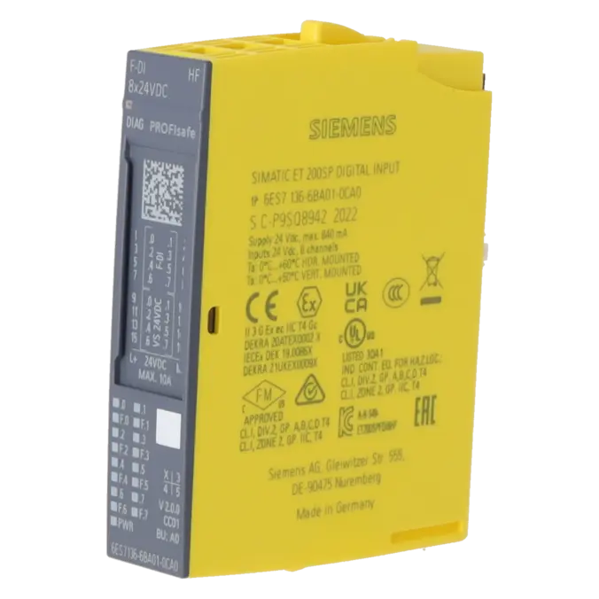 SIEMENS 6ES7136-6BA01-0CA0, Baugruppen, Digitalein- / Digitalausgaben, K1228261, Bild 2