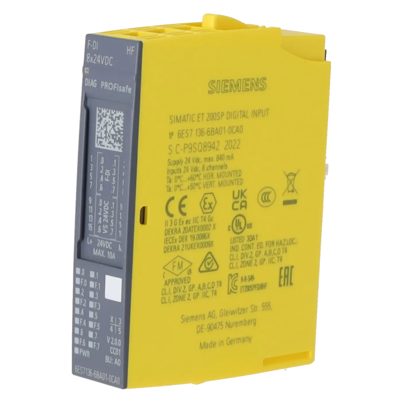 SIEMENS 6ES7136-6BA01-0CA0, Baugruppen, Digitalein- / Digitalausgaben, K1228261, Bild 2