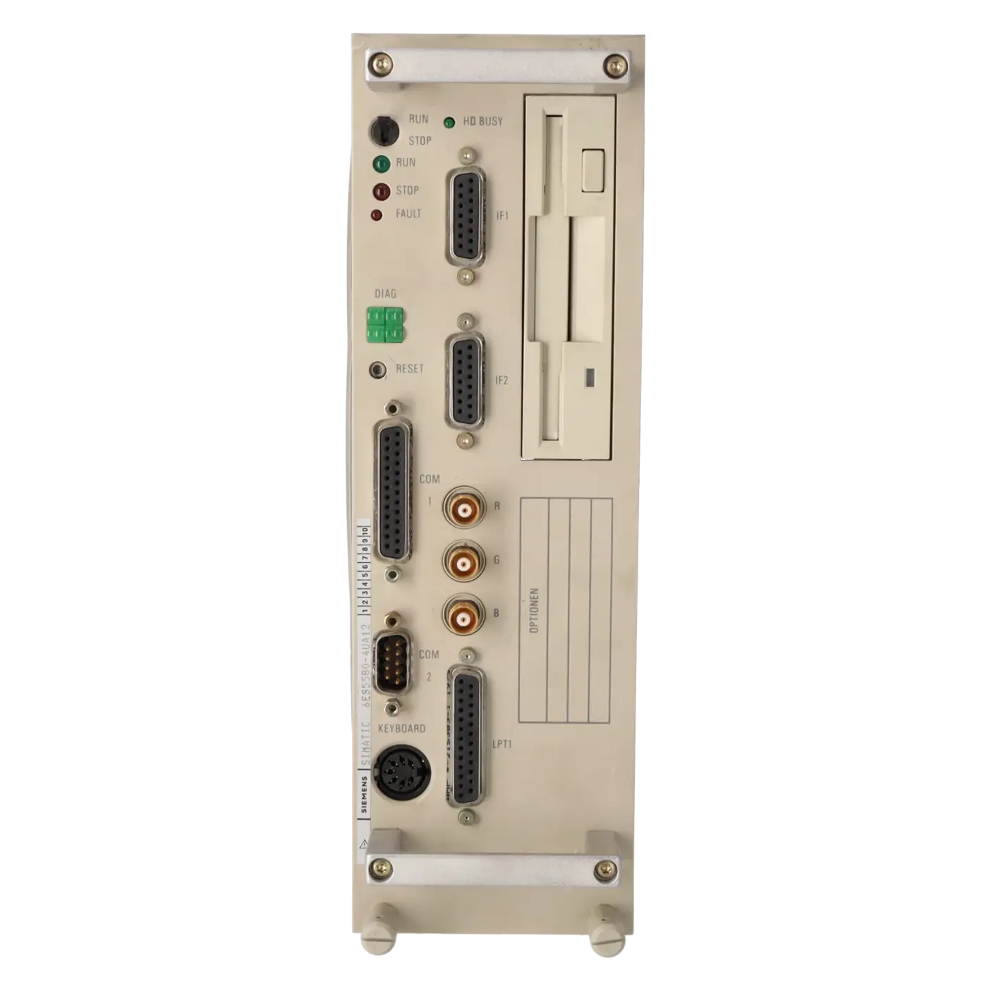 SIEMENS 6ES5580-4UA12, PLC Controls, Communication Modules, K0136445, Image 1
