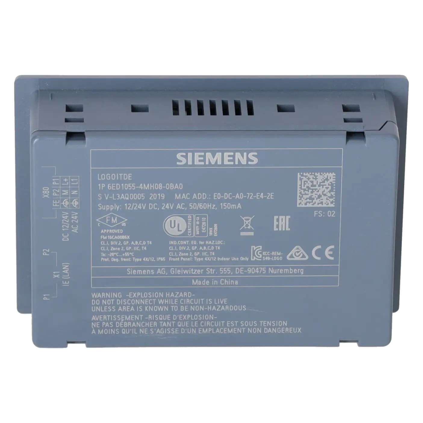 SIEMENS 6ED1055-4MH08-0BA0, HMI, Operator Panels mit Key, K1151363, Bild 5