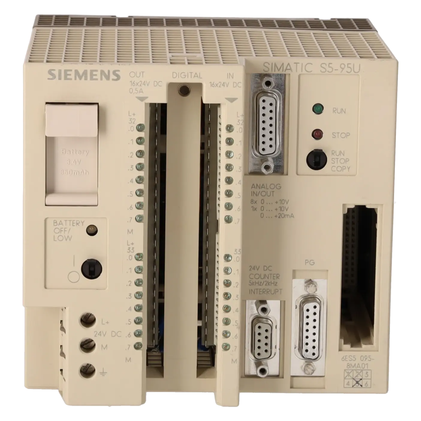 SIEMENS 6ES5095-8MA01, Baugruppen, SIMATIC-S5-Aktion, K0136299, Bild 1