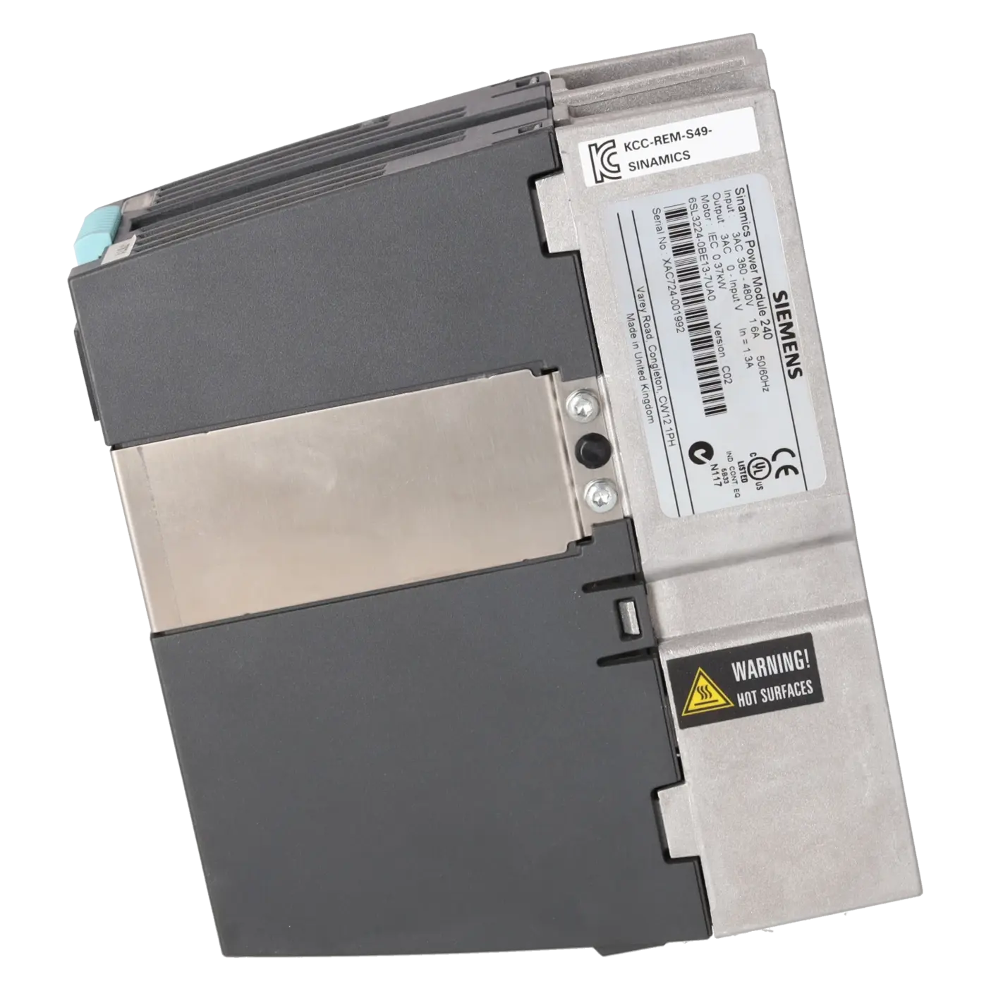 SIEMENS 6SL3224-0BE13-7UA0, Antriebstechnik, Umrichter, K0175089, Bild 3