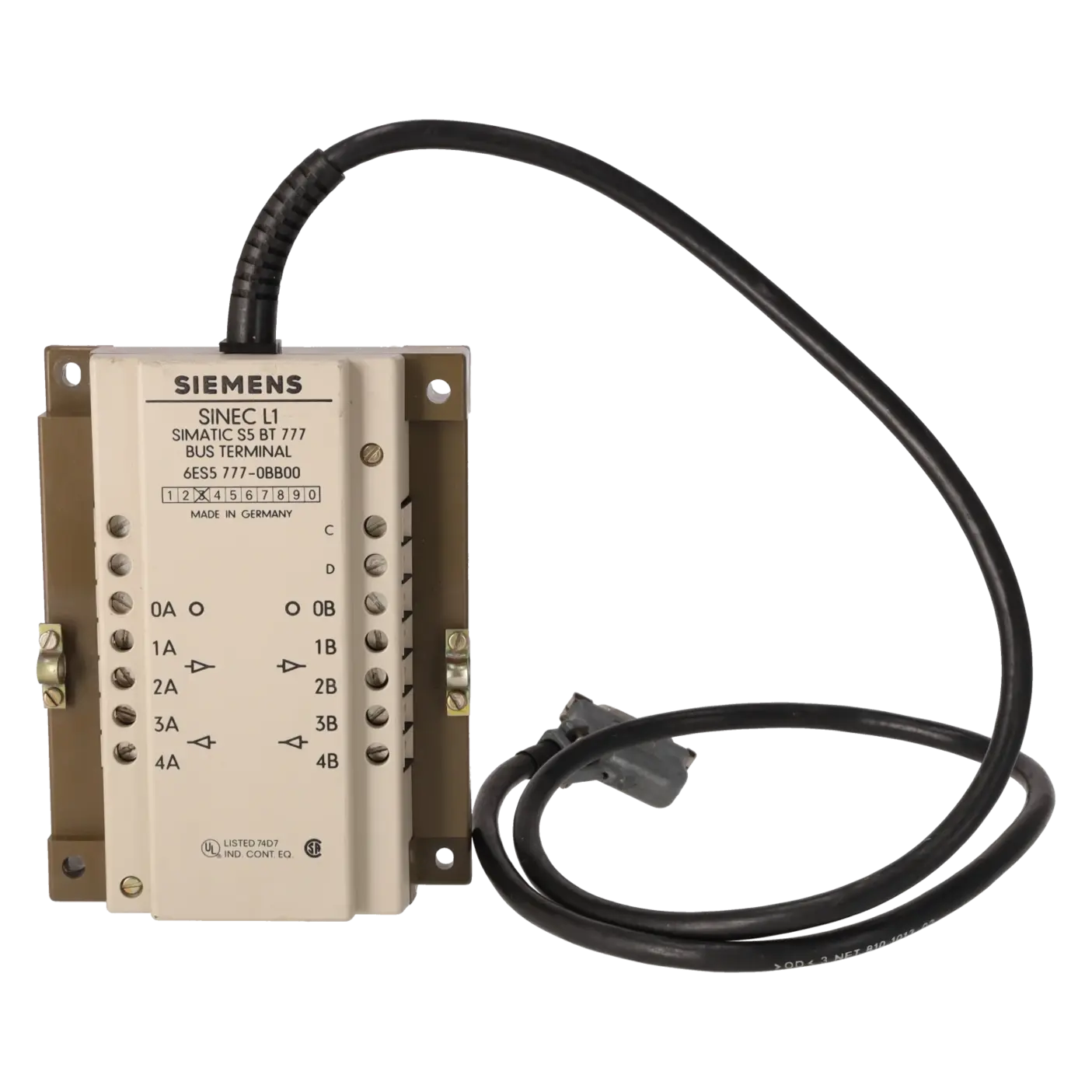 SIEMENS 6ES5777-0BB00, PLC Controls, Connecting Systems / Cables, K0138341, Image 1
