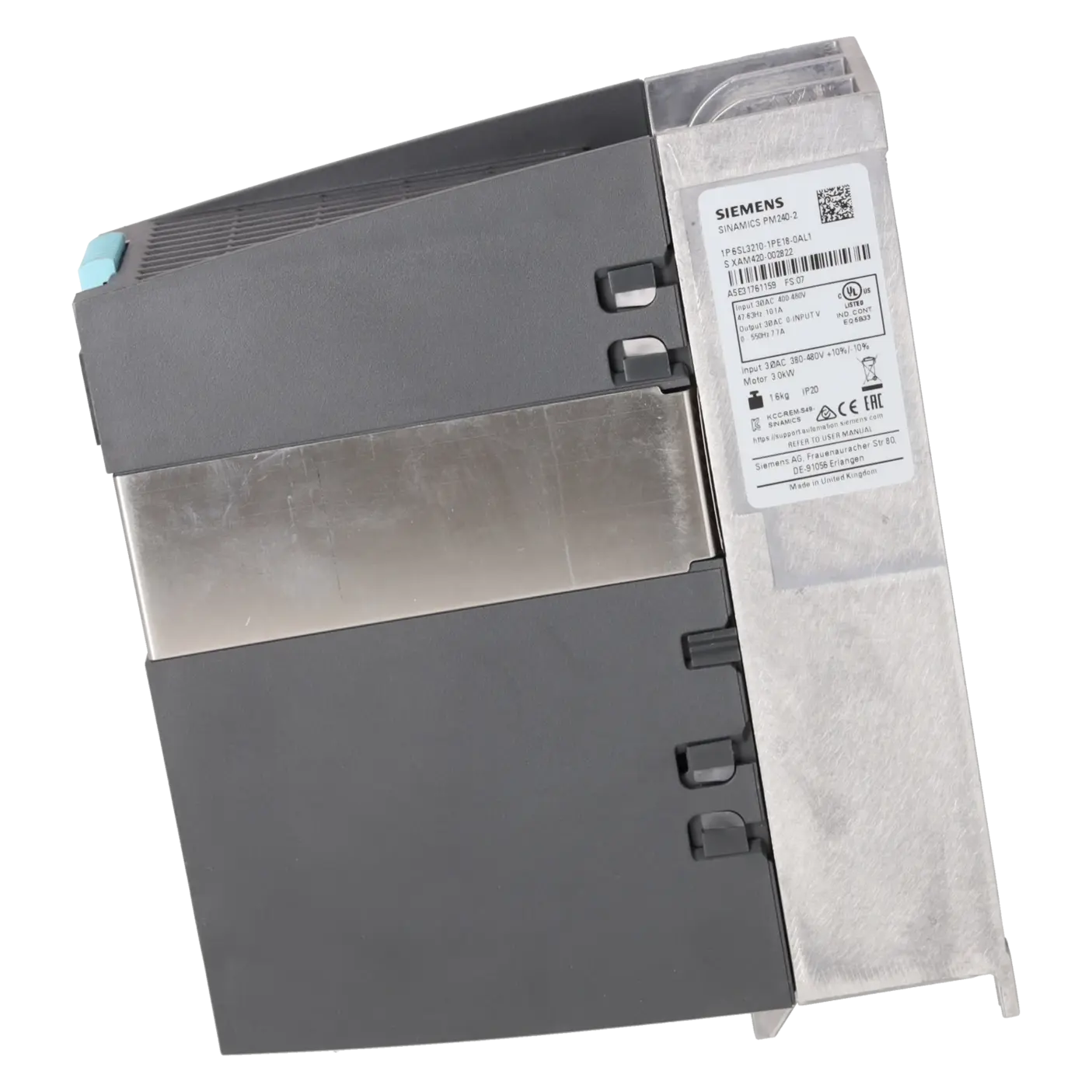 SIEMENS 6SL3210-1PE18-0AL1, Antriebstechnik, Umrichter, K0375350, Bild 7