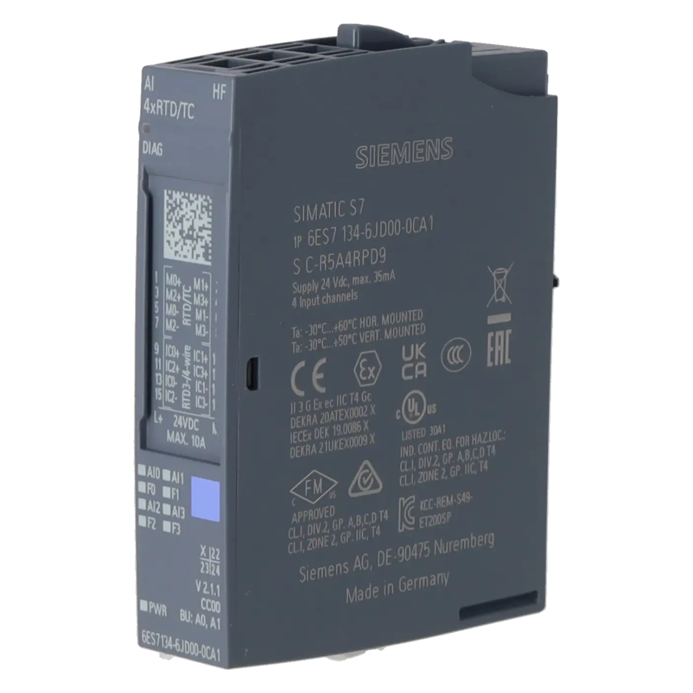 SIEMENS 6ES7134-6JD00-0CA1, Baugruppen, Analogein- / Analogausgaben, K0316557, Bild 2