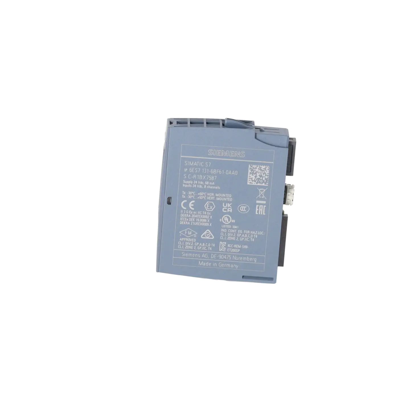 SIEMENS 6ES7131-6BF61-0AA0, PLC Controls, Digital Input / Output Modules, K1161616, Image 3