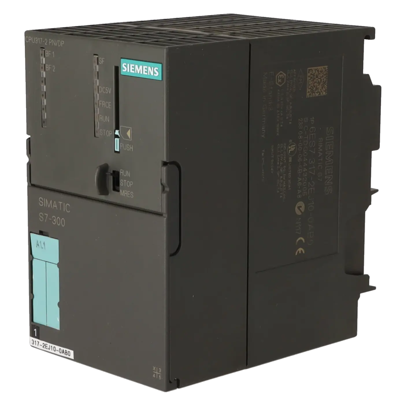 SIEMENS 6ES7317-2EJ10-0AB0, PLC Controls, SIMATIC S7-300, K0136693, Image 2