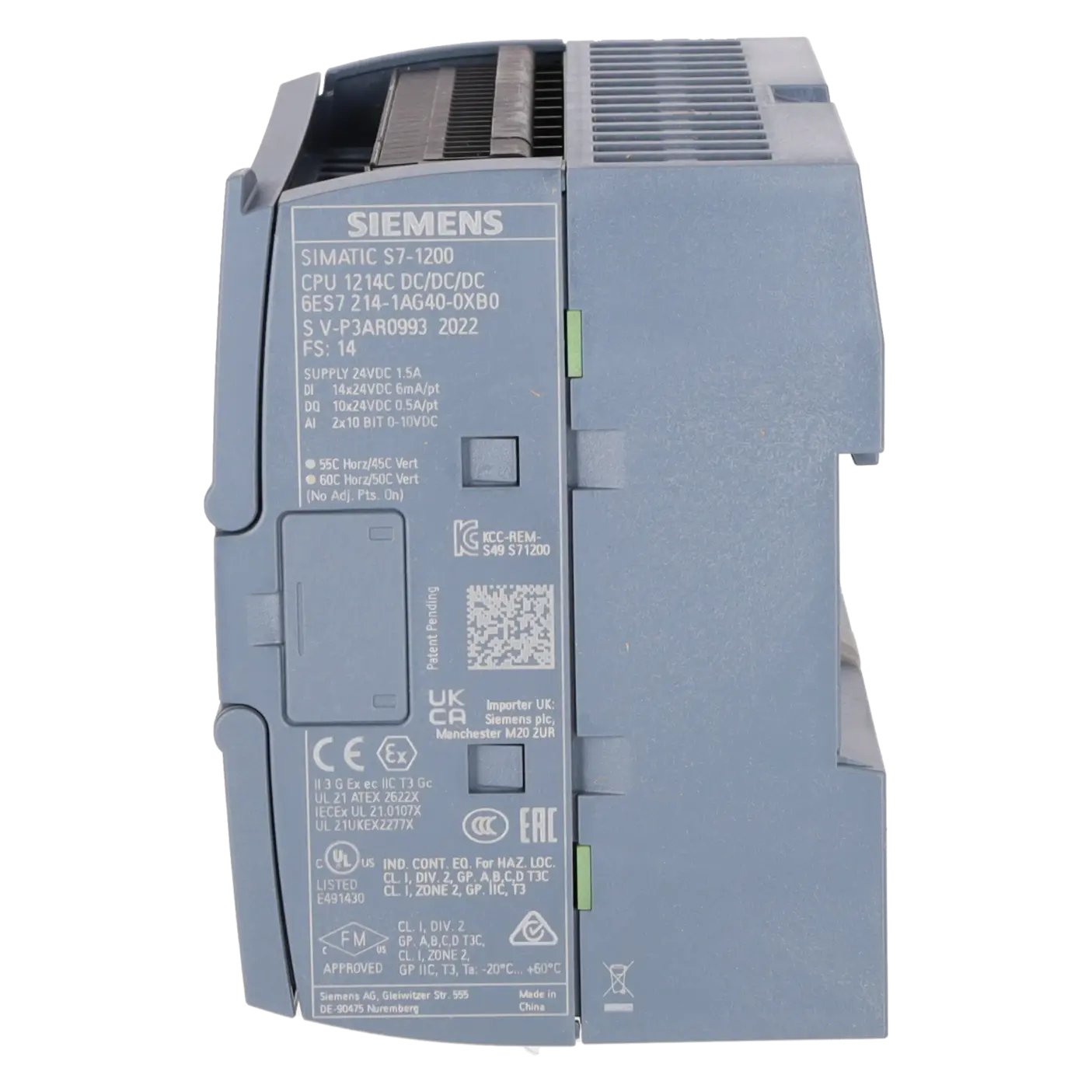 SIEMENS 6ES7214-1AG40-0XB0, Baugruppen, CPU / Zentralbaugruppen, K0370559, Bild 3