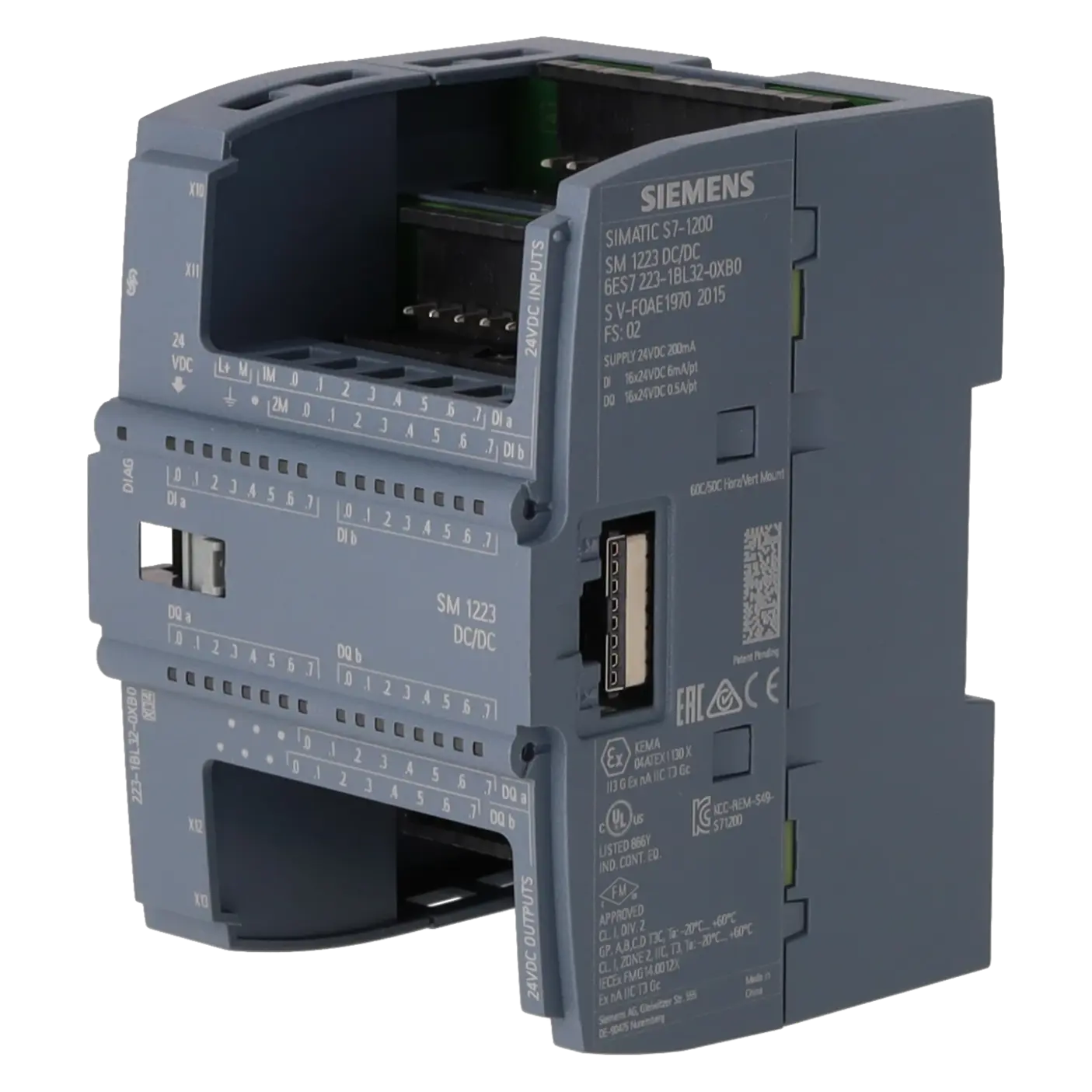 SIEMENS 6ES7223-1BL32-0XB0, PLC Controls, Digital Input / Output Modules, K0339800 Image 2