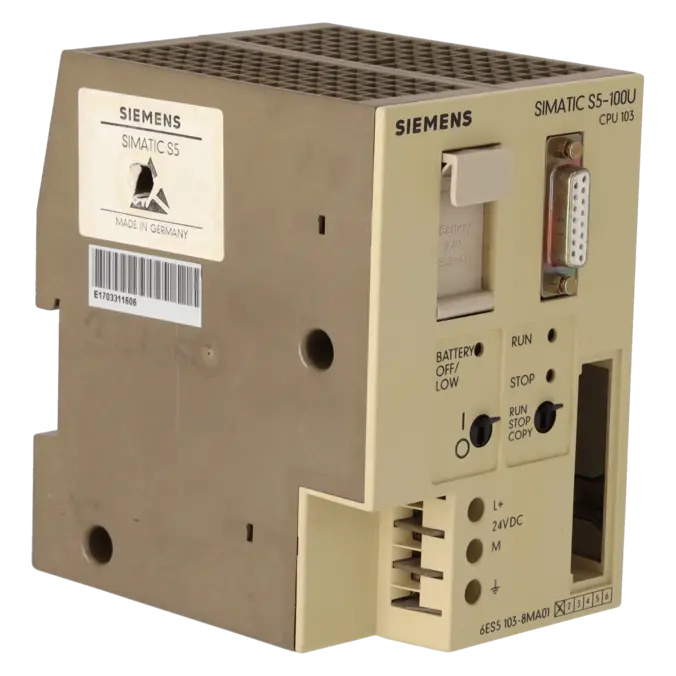 SIEMENS 6ES5103-8MA01, PLC Controls, Central Processing Units, K0137148, Image 8