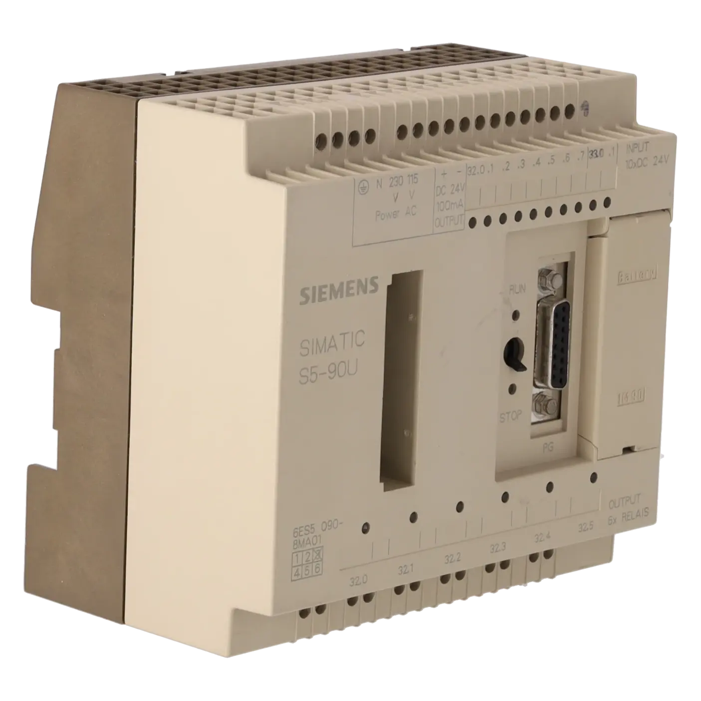 SIEMENS 6ES5090-8MA01, PLC Controls, Central Processing Units, K0117382, Image 8