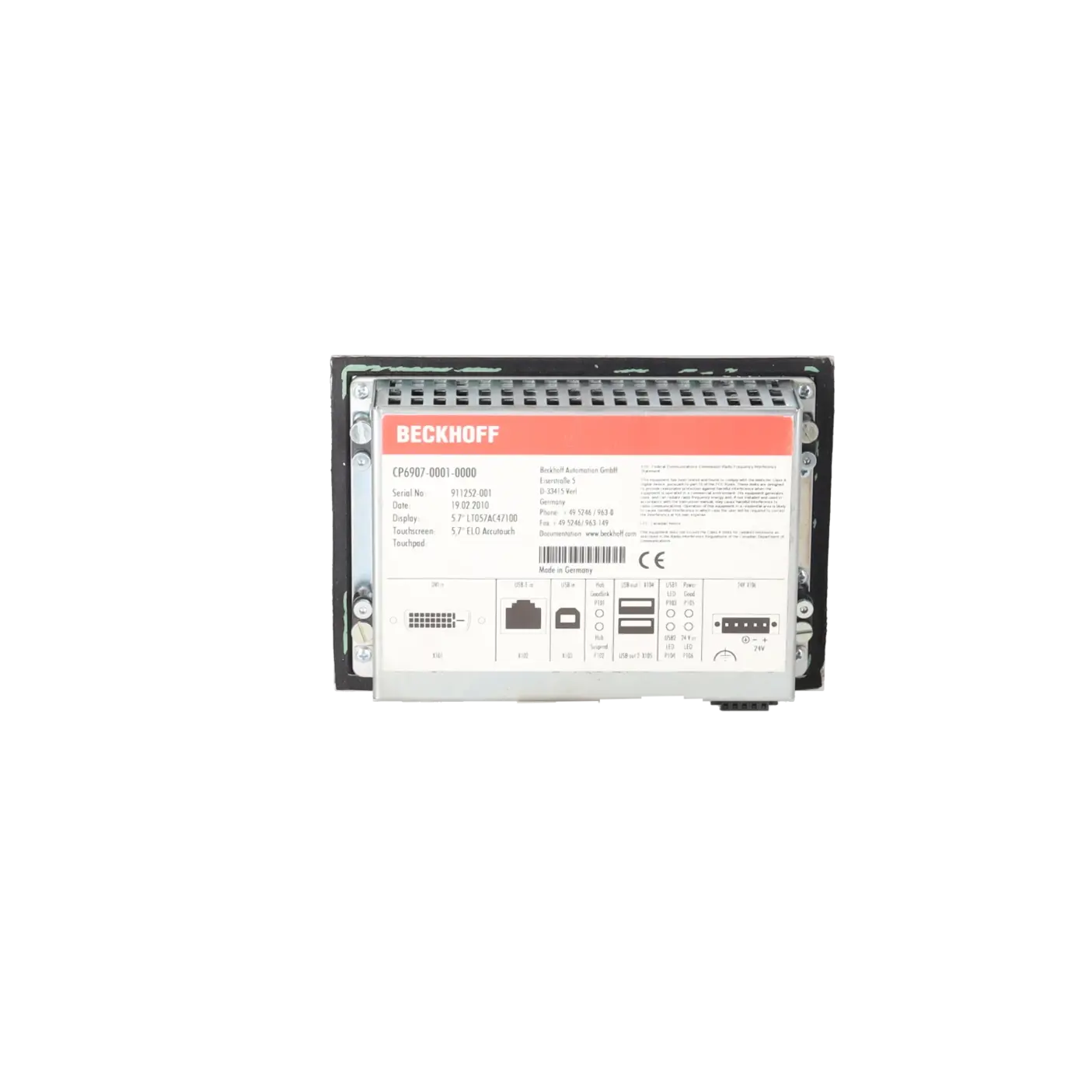 Beckhoff CP6907-0001-0000, HMI, Touch-Panels, K1205116, Bild 5