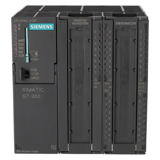 SIEMENS 6ES7314-6CH04-0AB0, PLC Controls, Central Processing Units, K0252209