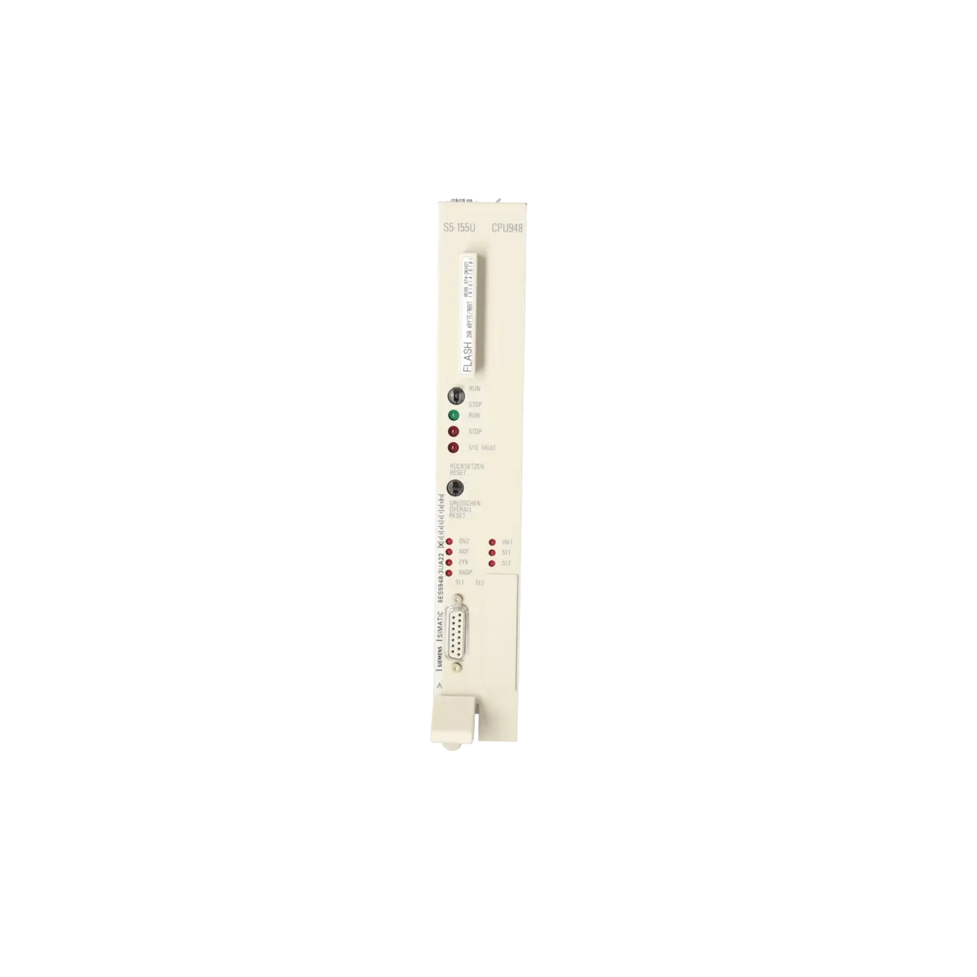 SIEMENS 6ES5948-3UA22, PLC Controls, Central Processing Units, K0136517, Image 1