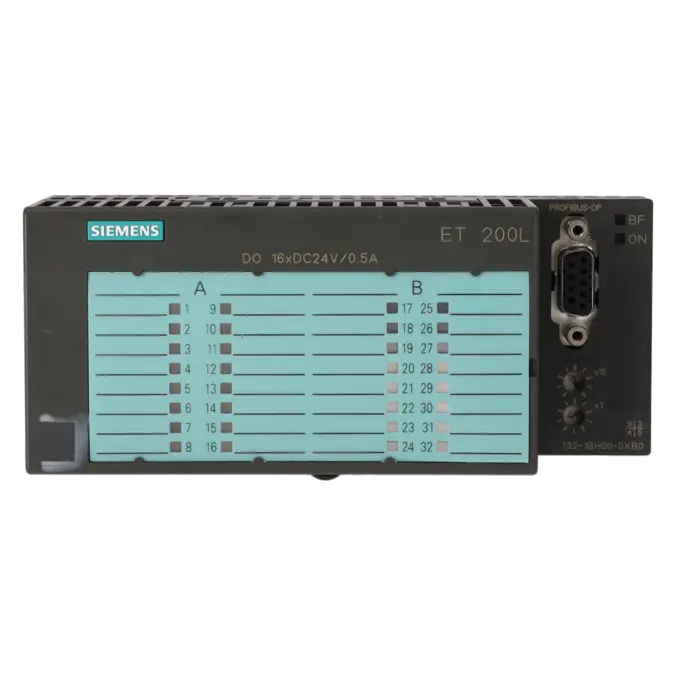 SIEMENS 6ES7132-1BH00-0XB0, PLC Controls, Digital Input / Output Modules, K0118078, Image 1