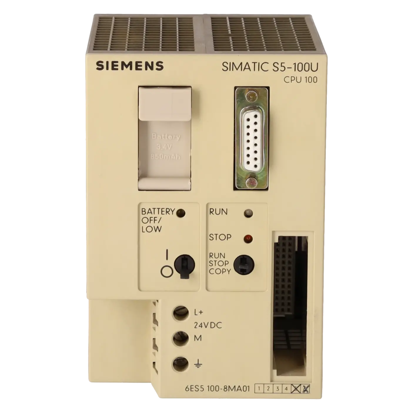 SIEMENS 6ES5100-8MA01, Baugruppen, CPU / Zentralbaugruppen, K0137587, Bild 1