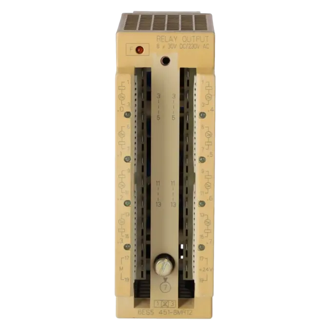 SIEMENS 6ES5451-8MR12, PLC Controls, Digital Input / Output Modules, K0117549, Image 1
