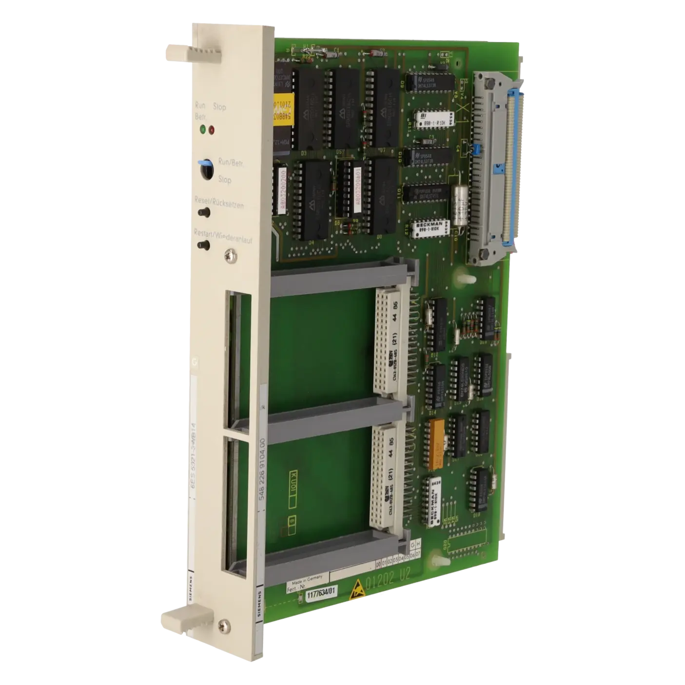 SIEMENS 6ES5921-3WB14, PLC Controls, Central Processing Units, K0137161, Image 2