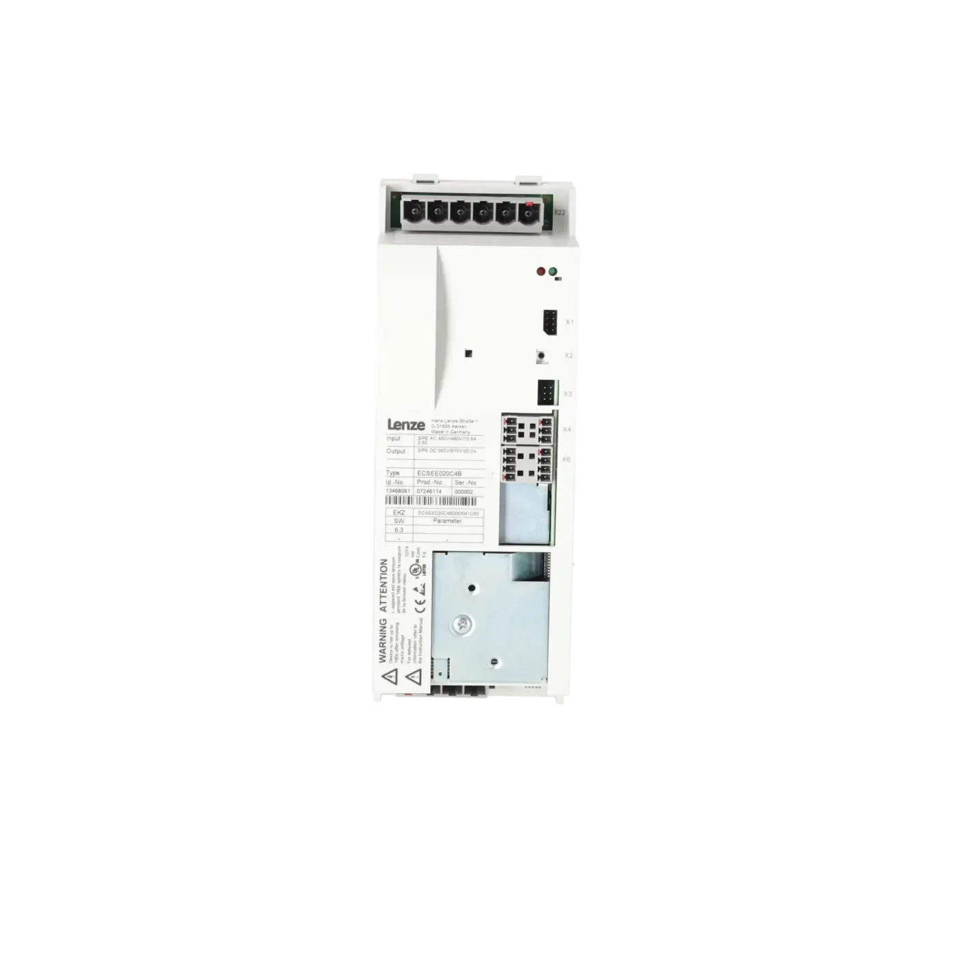 Lenze ECSEE020C4B, Antriebstechnik, Einspeise- / Rückspeisemodule, K0410416, Bild 1