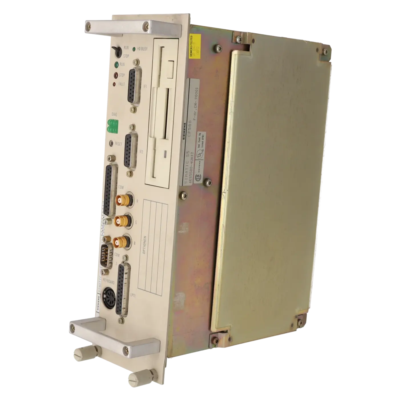 SIEMENS 6ES5580-4UA12, PLC Controls, Communication Modules, K0136445, Image 2