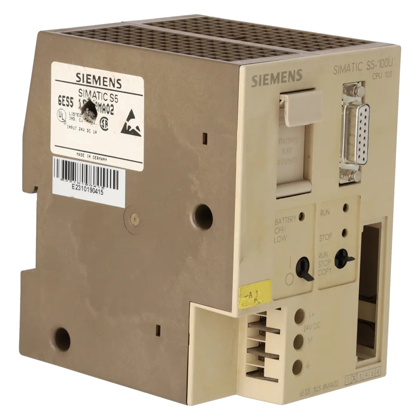 SIEMENS 6ES5103-8MA02, Baugruppen, SIMATIC-S5-Aktion, K0136313, Bild 3