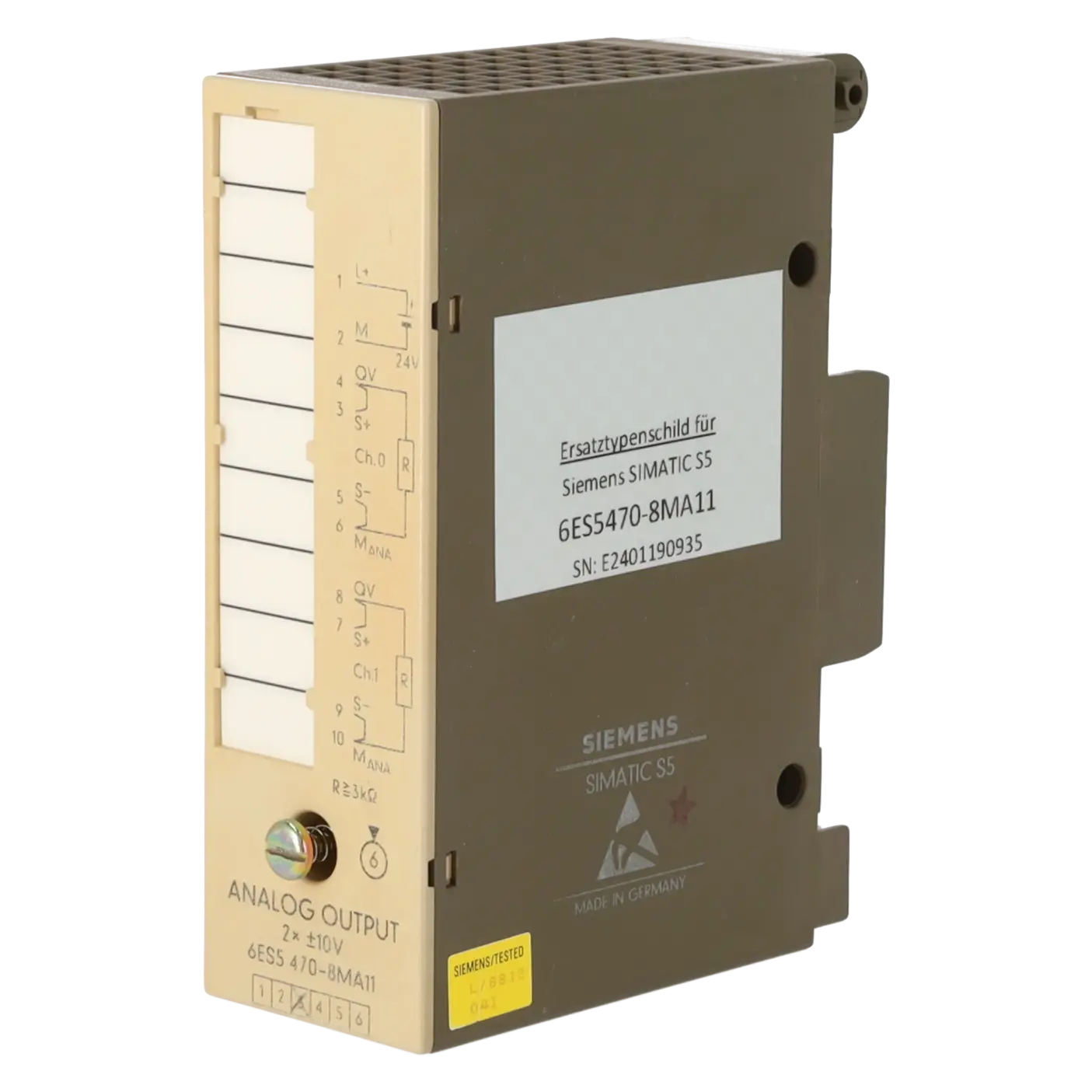SIEMENS 6ES5470-8MA11, Baugruppen, Analogein- / Analogausgaben, K0137076, Bild 2