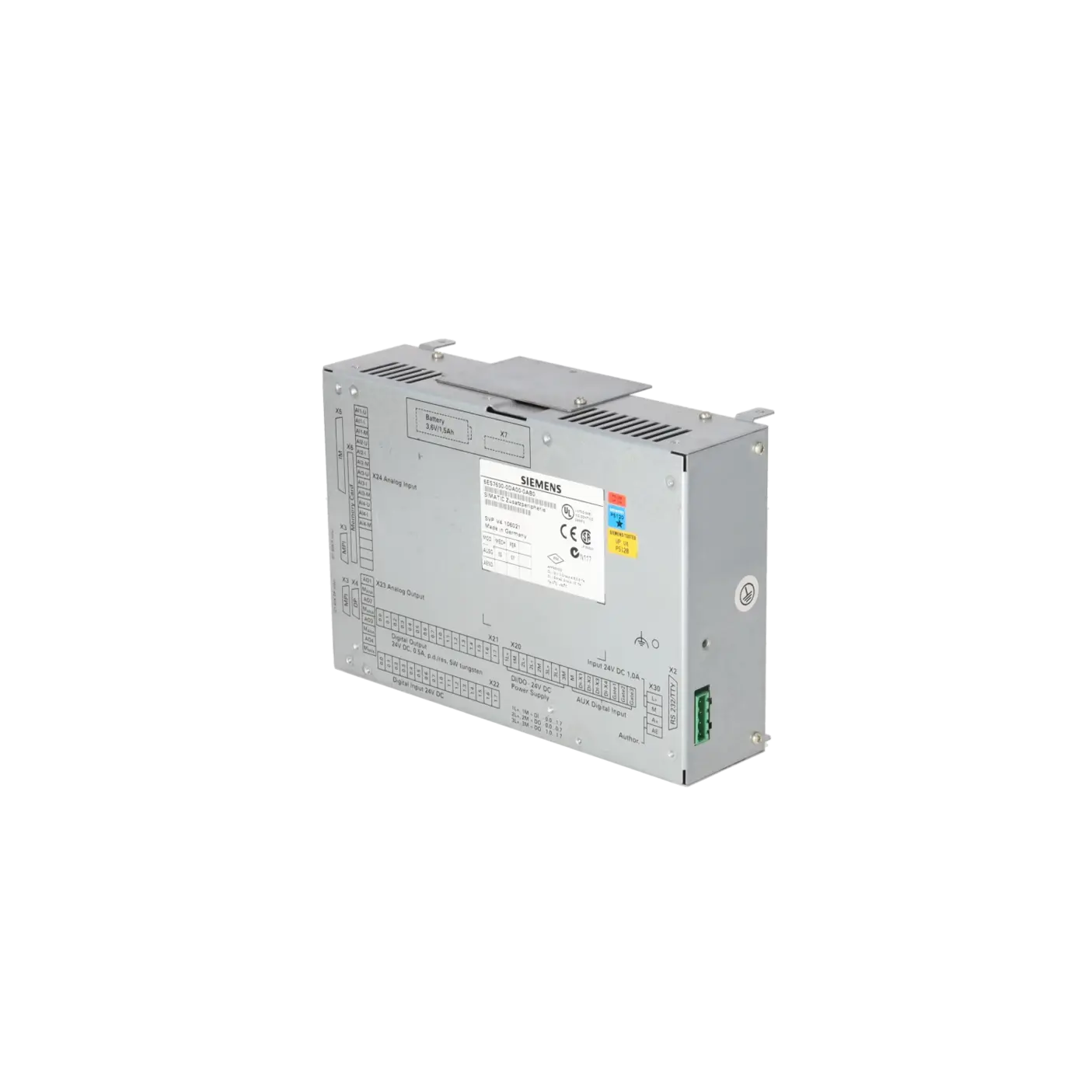 SIEMENS 6ES7630-0DA00-0AB0, HMI, Single Components, K0118922, Image 2