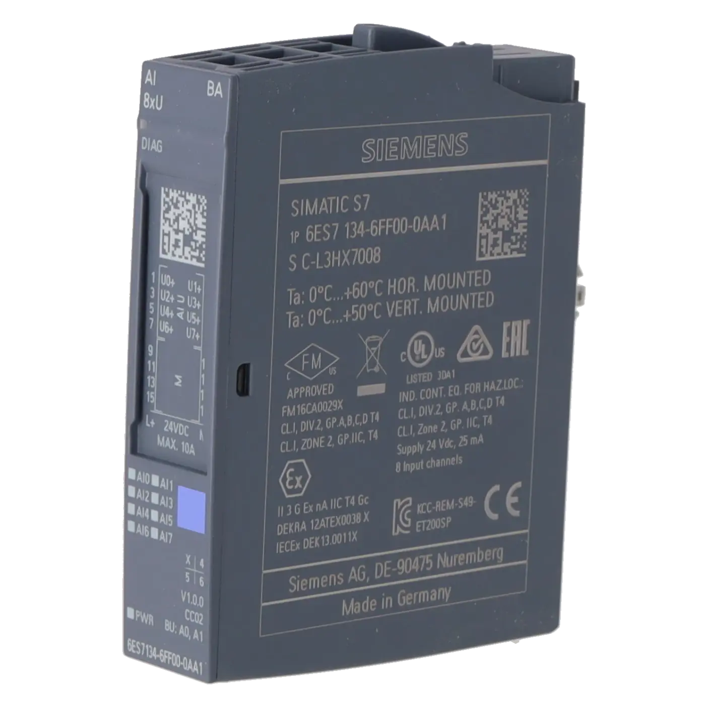 SIEMENS 6ES7134-6FF00-0AA1, Baugruppen, Analogein- / Analogausgaben, K1027161, Bild 2