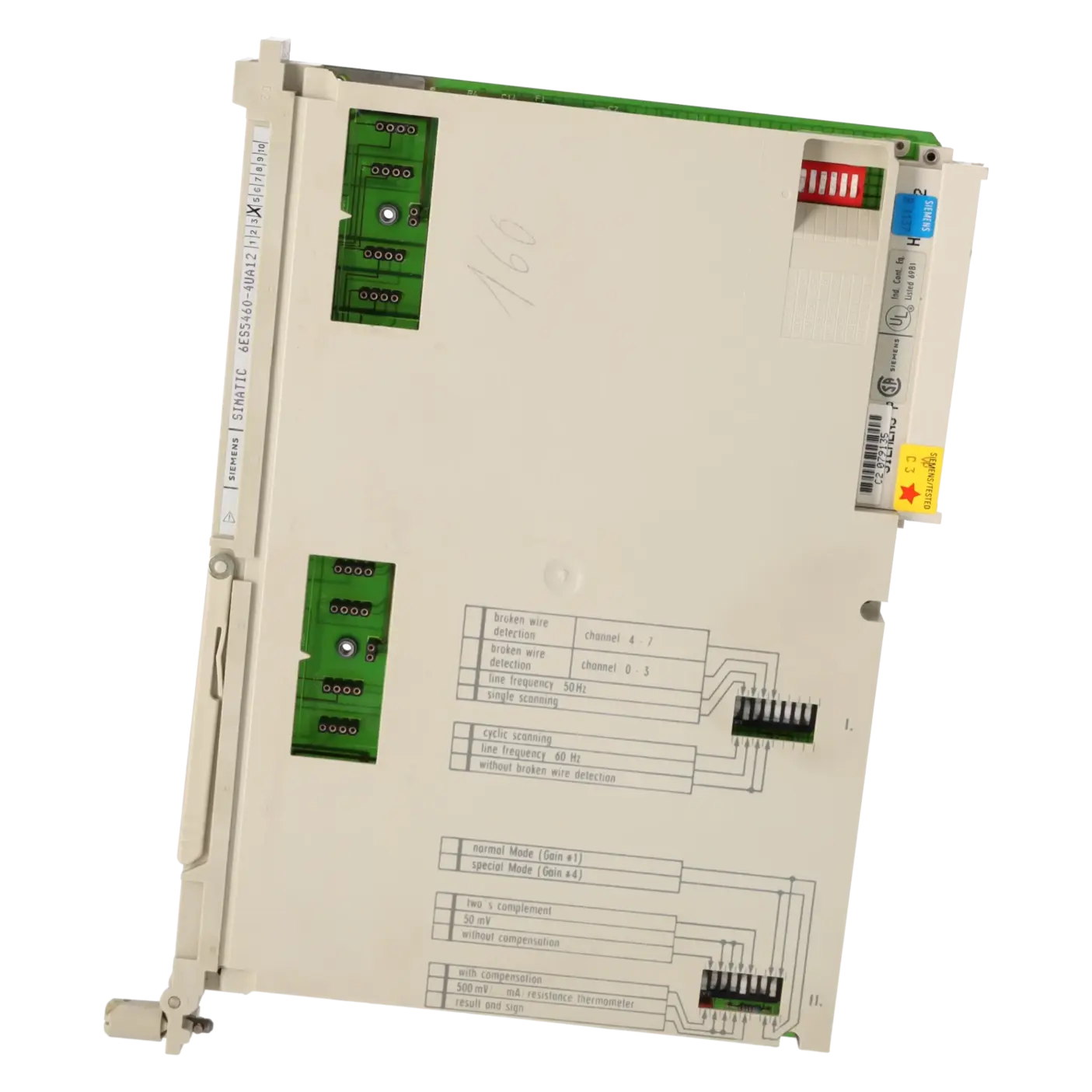 SIEMENS 6ES5460-4UA12, PLC Controls, Analog Input / Output Modules, K0136410, Image 3