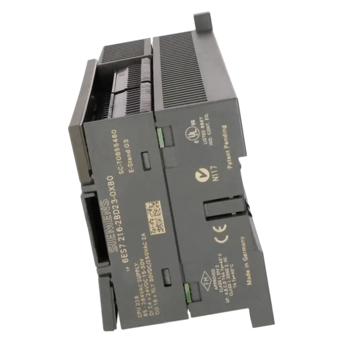 SIEMENS 6ES7216-2BD23-0XB0, PLC Controls, Central Processing Units, K0136652, Image 3