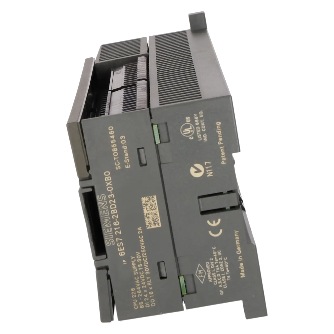 SIEMENS 6ES7216-2BD23-0XB0, PLC Controls, Central Processing Units, K0136652, Image 3