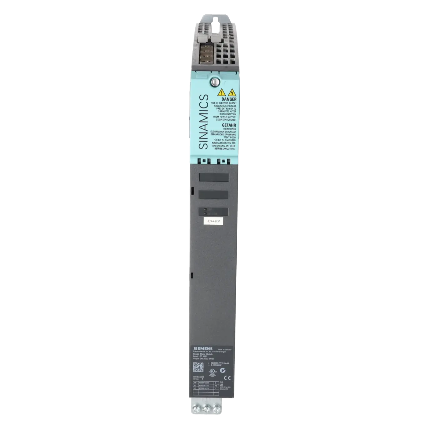 SIEMENS 6SL3120-2TE21-0AA4, Antriebstechnik, Wechselrichter, K0375195, Bild 1