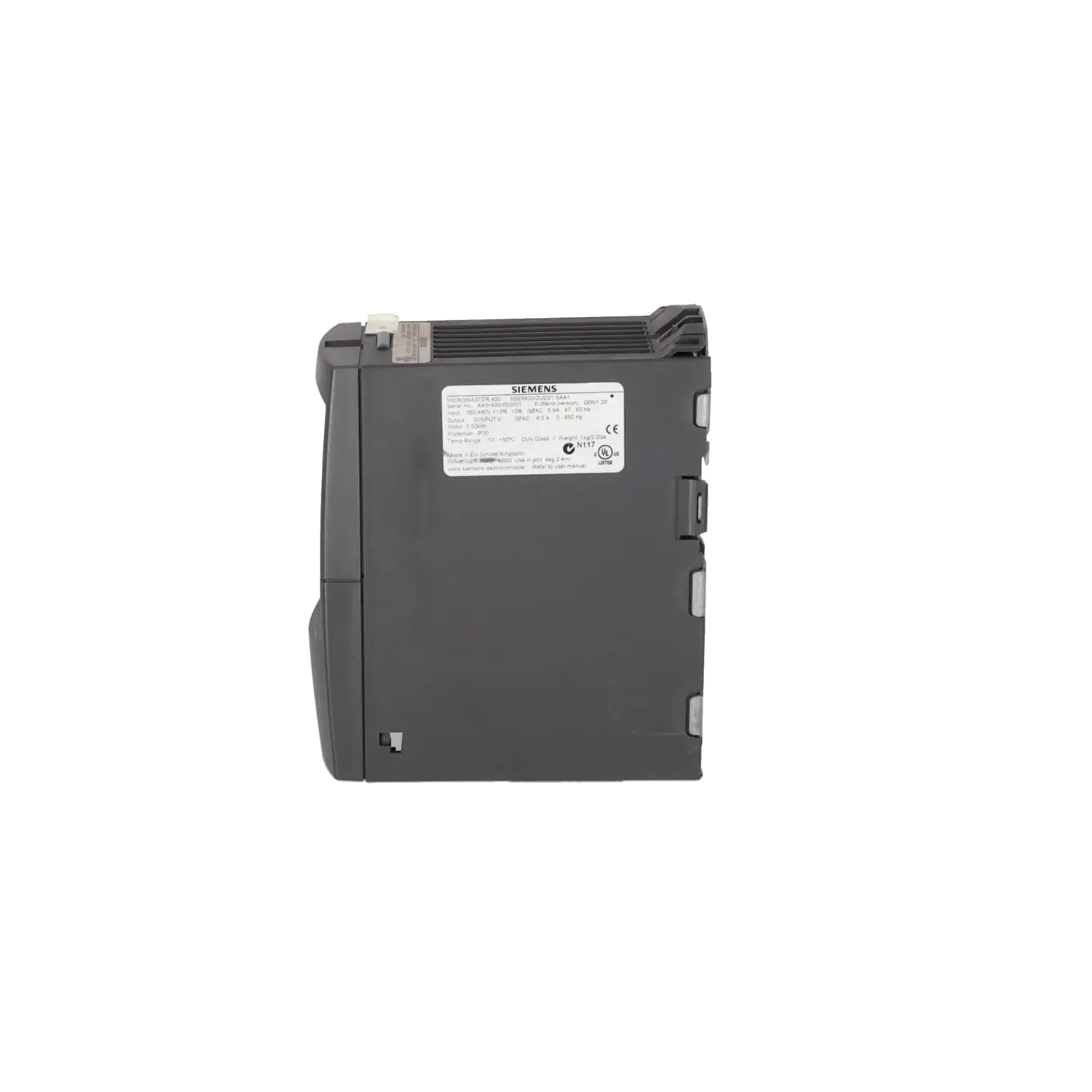 SIEMENS 6SE6420-2UD21-5AA1, Antriebstechnik, Umrichter, K0120421, Bild 3