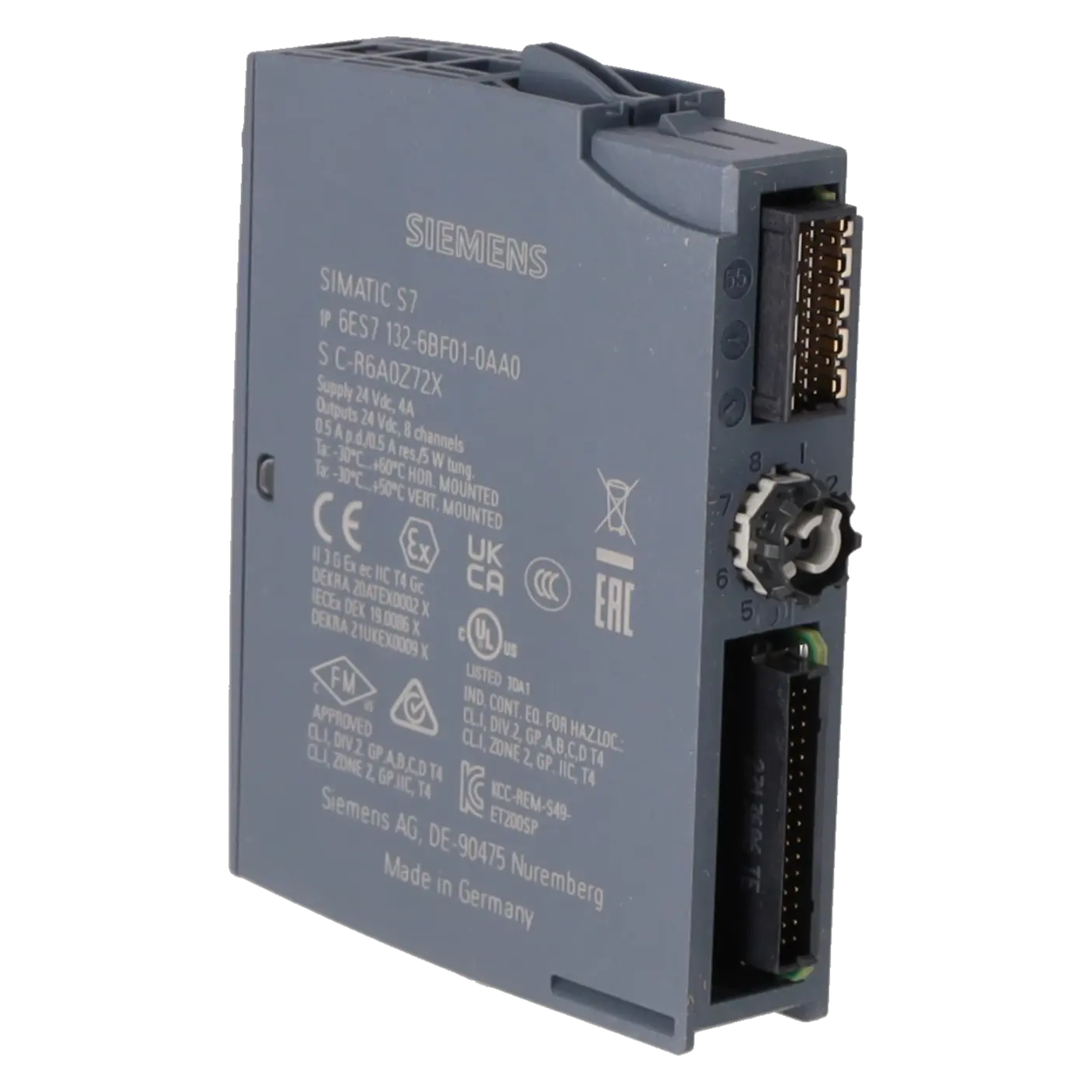 SIEMENS 6ES7132-6BF01-0AA0, PLC Controls, Digital Input / Output Modules, K1150649, Image 4