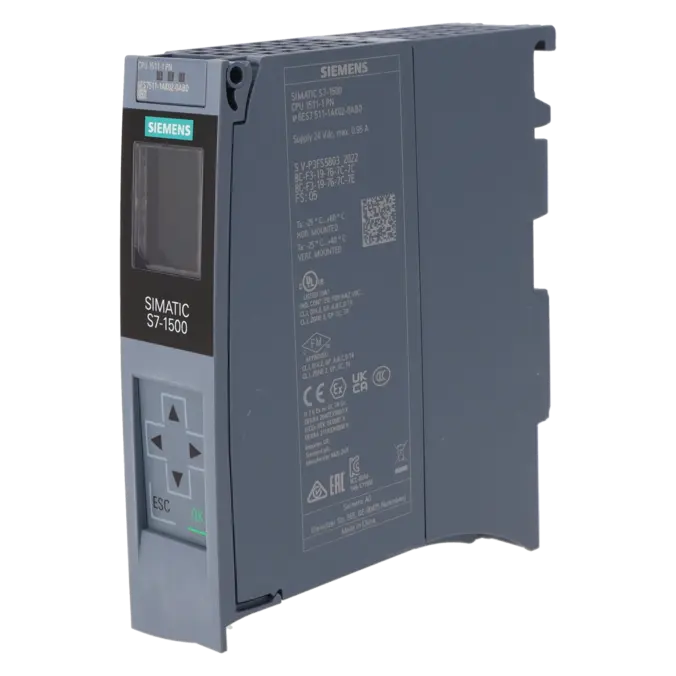 SIEMENS 6ES7511-1AK02-0AB0, PLC Controls, Central Processing Units, K1151950, Image 2