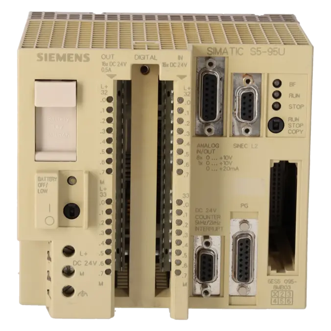 SIEMENS 6ES5095-8MB03, PLC Controls, Central Processing Units, K0000850, Image 1