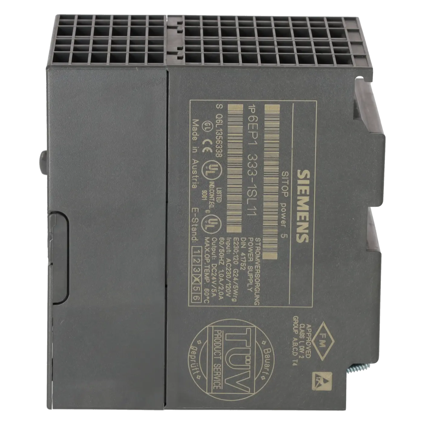 SIEMENS 6EP1333-1SL11, PLC Controls, PLC Controls Power Supplies, K0117290, Image 3