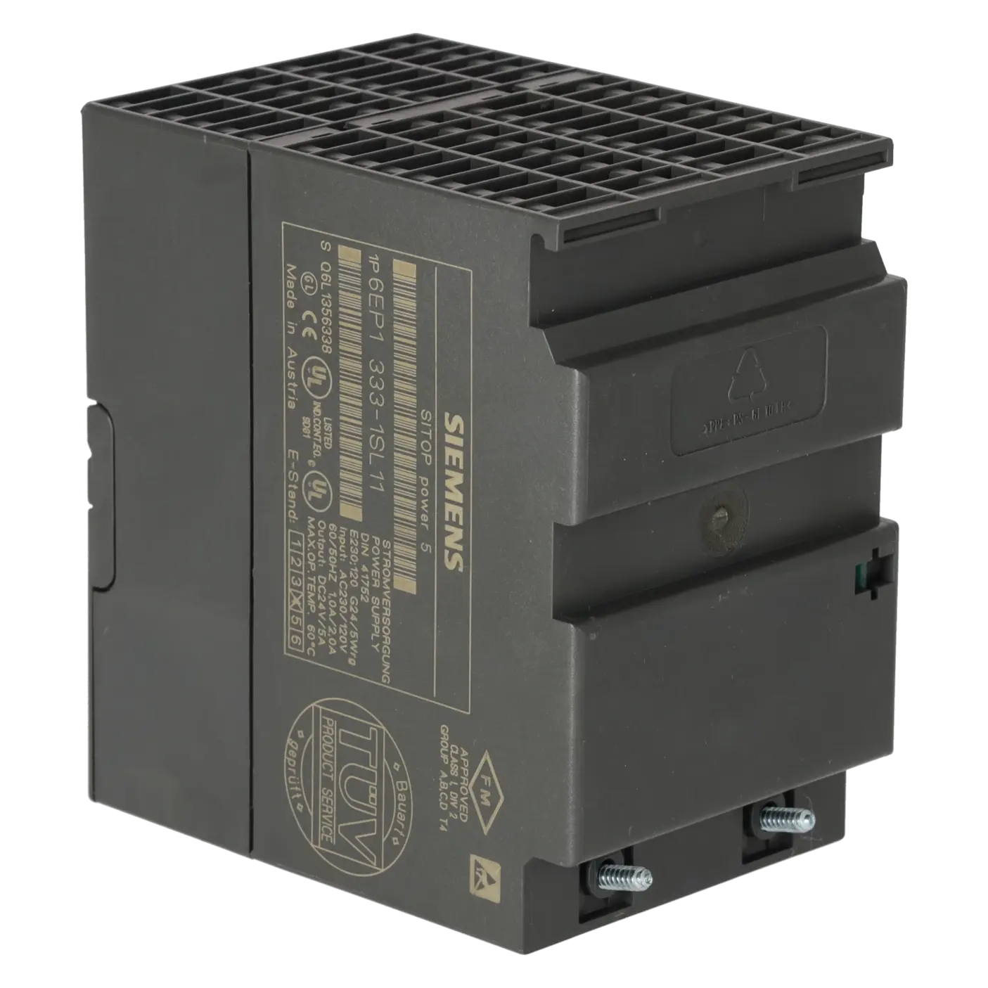 SIEMENS 6EP1333-1SL11, PLC Controls, PLC Controls Power Supplies, K0117290, Image 4