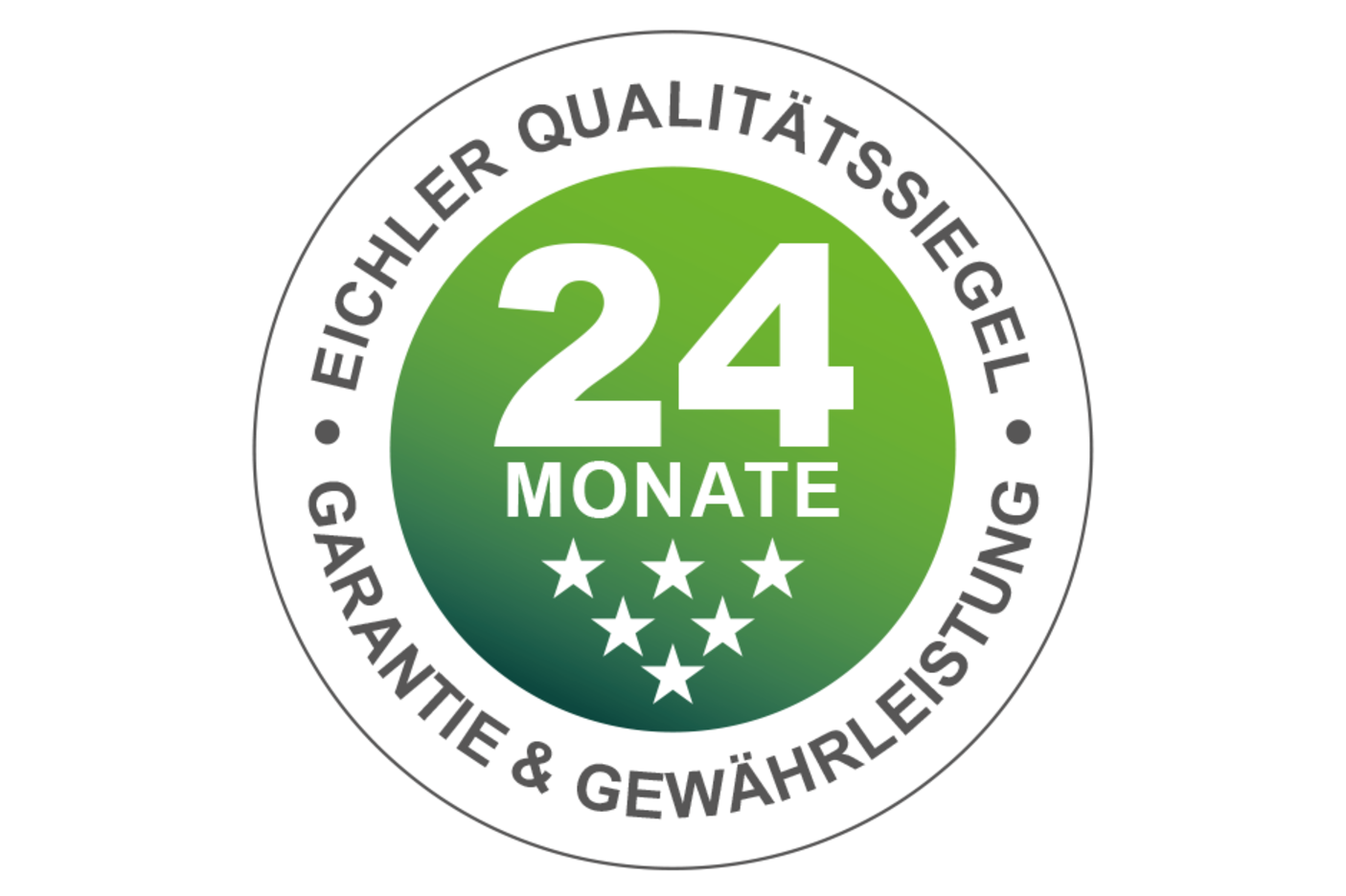 Eichler Garantiesiegel - 24 Monate Garantie und Gewährleistung auf Reparatur und Verkauf