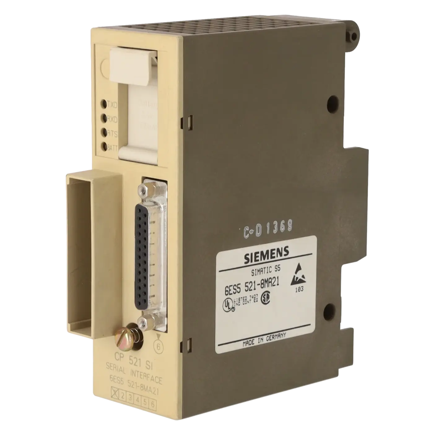 SIEMENS 6ES5521-8MA21, PLC Controls, Communication Modules, K0136431, Image 2