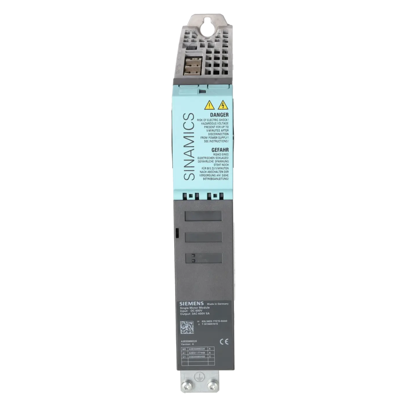 SIEMENS 6SL3420-1TE15-0AA0, Antriebstechnik, Wechselrichter, K0223367, Bild 1