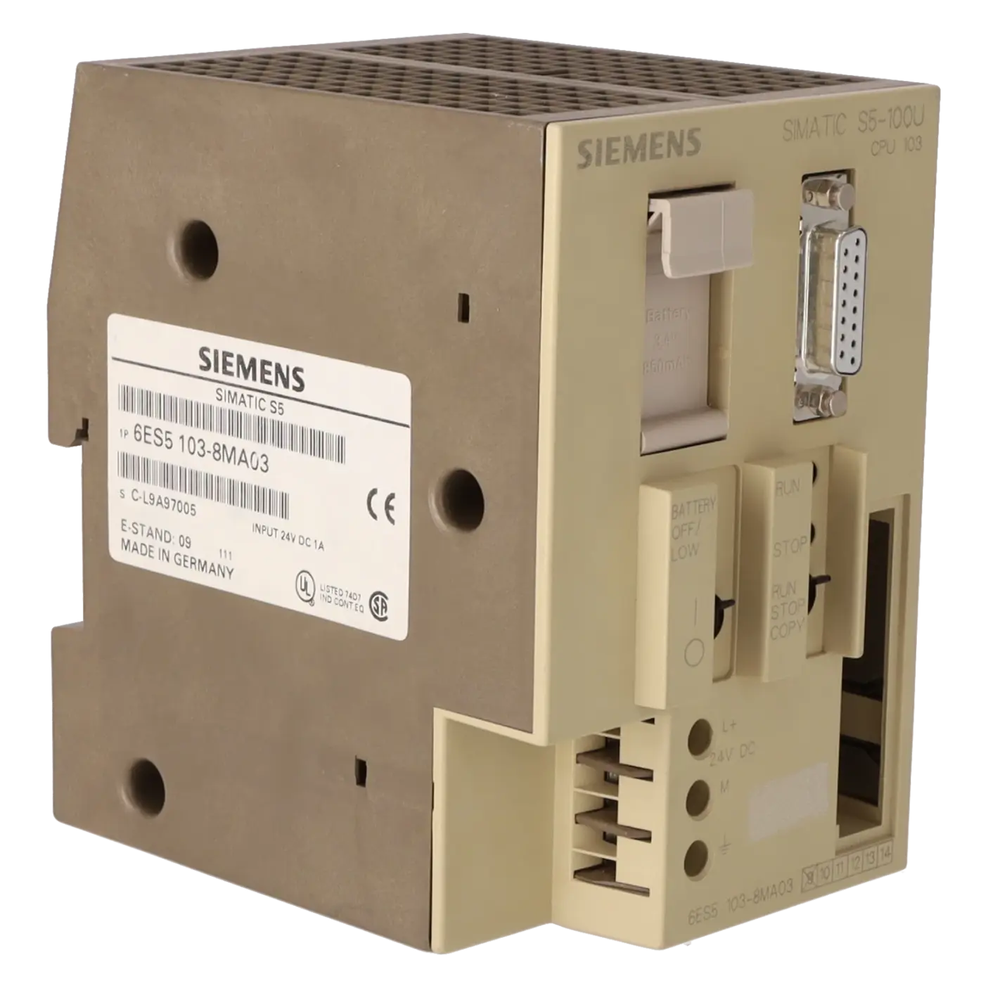 SIEMENS 6ES5103-8MA03, Baugruppen, CPU / Zentralbaugruppen, K0117392, Bild 8