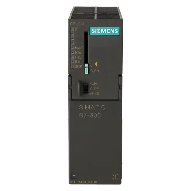 SIEMENS 6ES7314-1AG14-0AB0, PLC Controls, Central Processing Units, K0227611