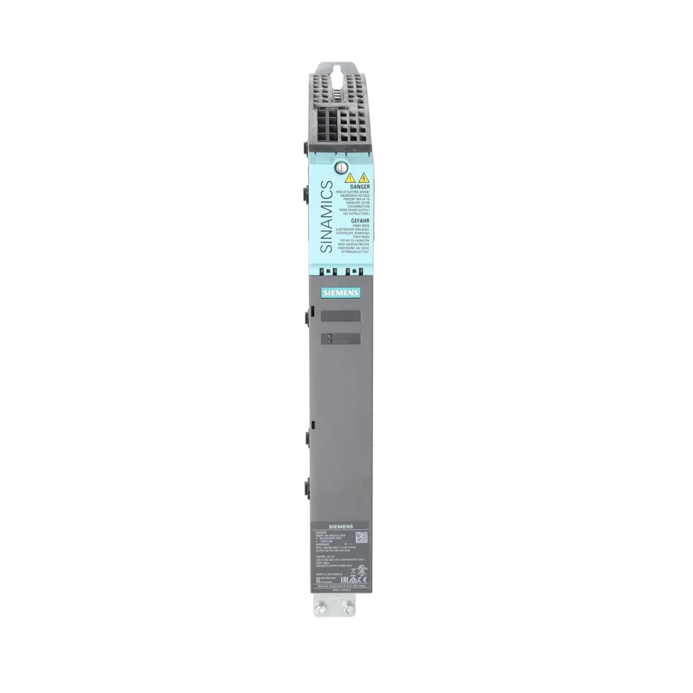 SIEMENS 6SL3130-6AE21-0AB1, Drive Technology, Rectifier / Regenerative Units, K0375219, Image 1