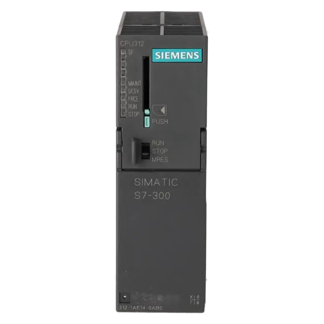 SIEMENS 6ES7312-1AE14-0AB0, PLC Controls, Central Processing Units, K0252203