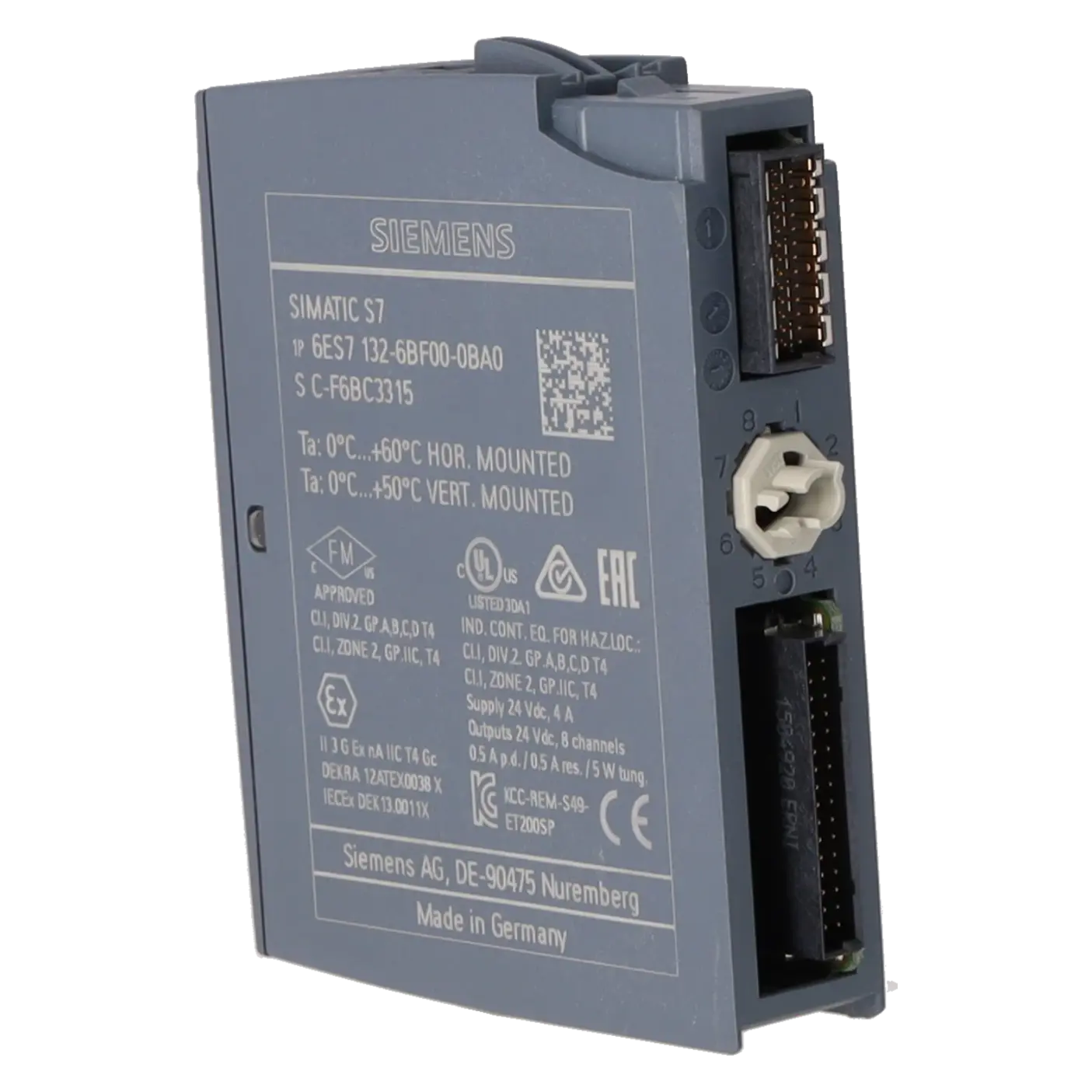 SIEMENS 6ES7132-6BF00-0BA0, PLC Controls, Digital Input / Output Modules, K0316551, Image 4