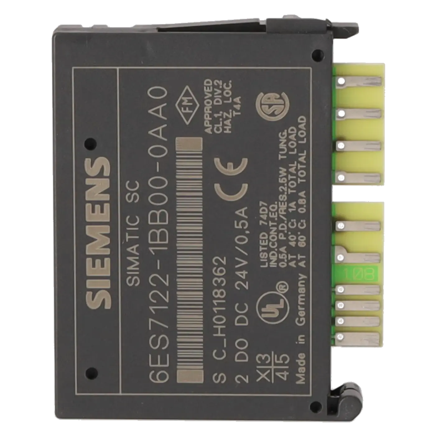 SIEMENS 6ES7122-1BB00-0AA0, Baugruppen, Digitalein- / Digitalausgaben, K0118033, Bild 3