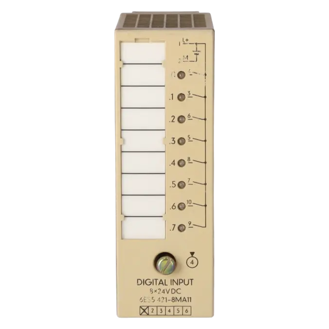 SIEMENS 6ES5421-8MA11, PLC Controls, Digital Input / Output Modules, K0137567, Image 1