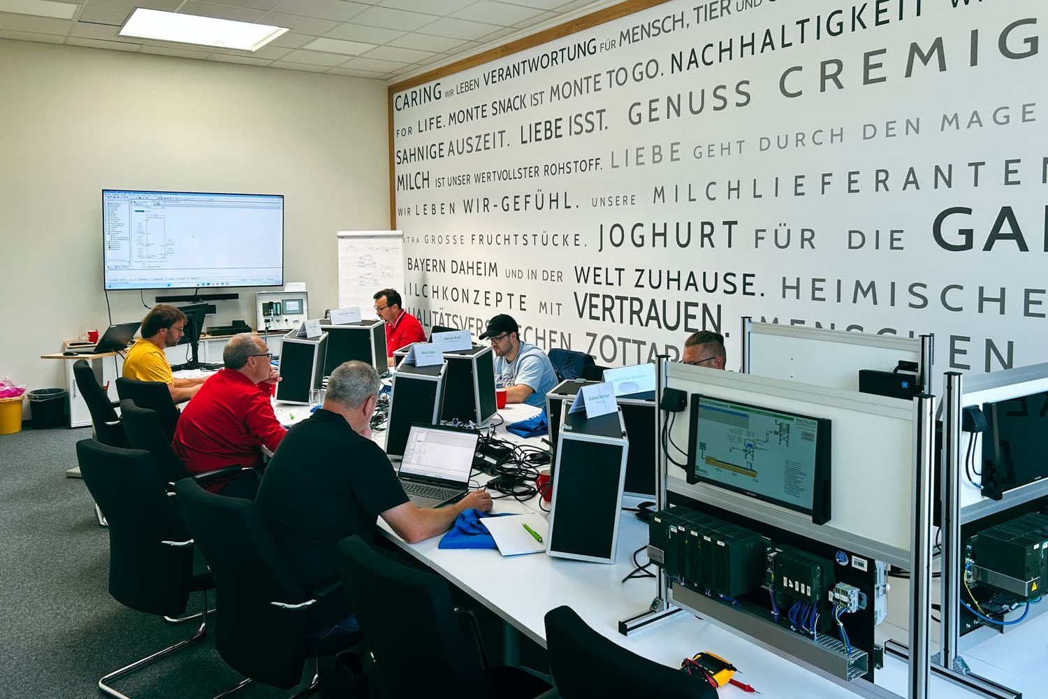 Schulungsraum beim Eichler Onsite Seminar bei Zott in Günzburg