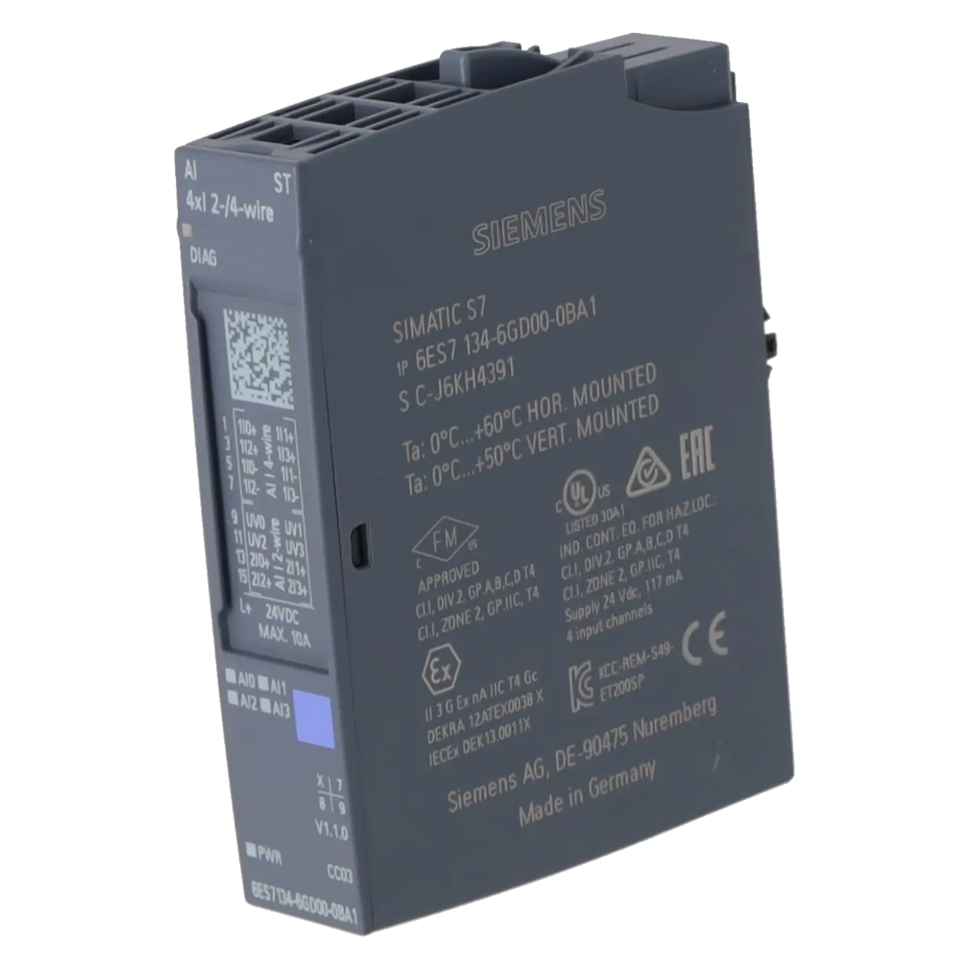 SIEMENS 6ES7134-6GD00-0BA1, Baugruppen, Analogein- / Analogausgaben, K0316555, Bild 2